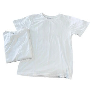 NWOT Tucker + Tate 2 White Tees Crew Neck White Size Large 14/16‎ Under Shirt
